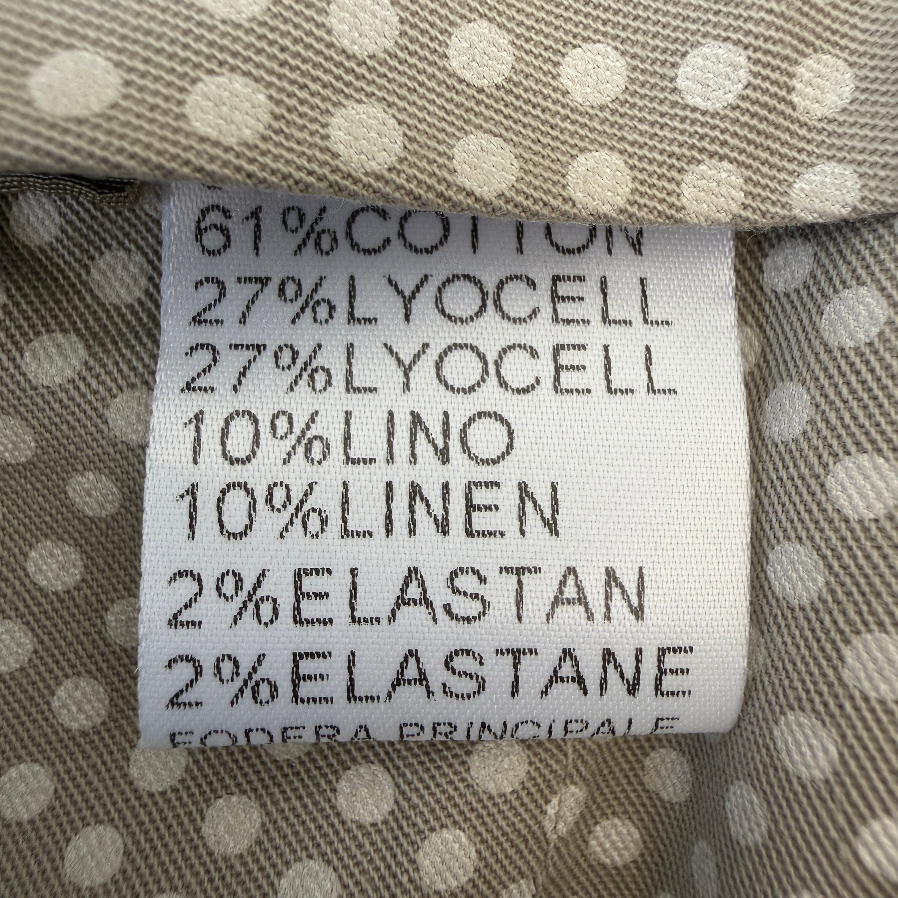 ROTA Pants cotton linen beige 48 | ASSET VINTAGE アセットヴィンテージ