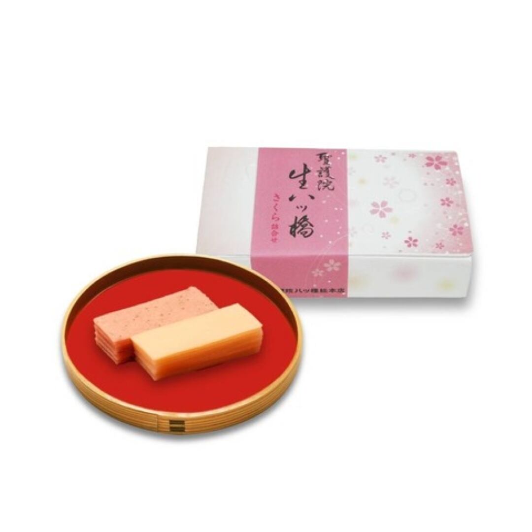 〈聖護院八ッ橋総本店〉生八ッ橋さくら詰合 40枚入