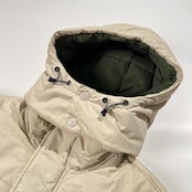 90s TOMMY JEANS トミーヒルフィガー フード付き 中綿 ジャケット サイズ M /フラッグタグ/メンズ/アイボリー系/ビンテージ