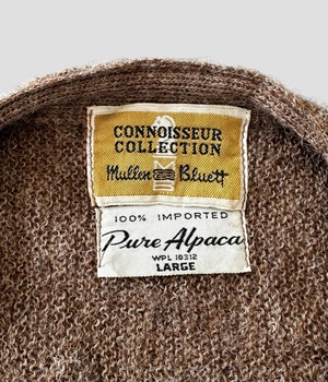 -Mullen&Bluett- Vintage 60-70s L Alpaca Cardigan