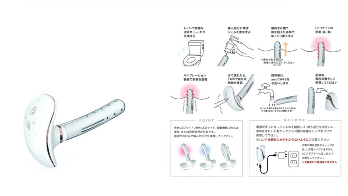 家庭用肛門ケア器「anuCARE（アヌケア）」 | Pay ID 