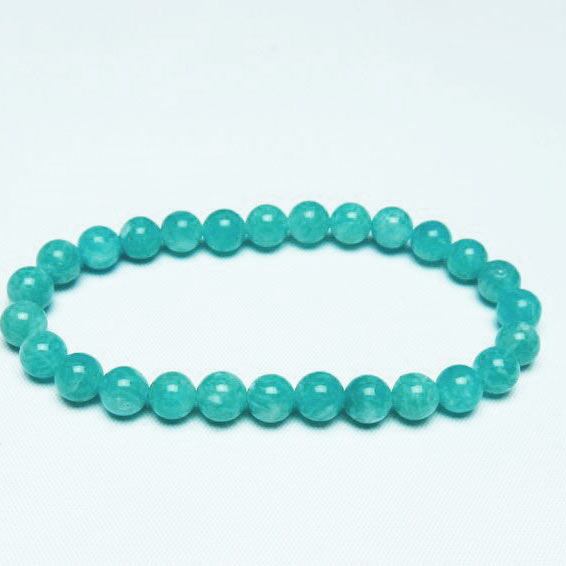 アマゾナイト ブレスレット 7mm 一点物 メール便可 [M便 1/10] 111-47822