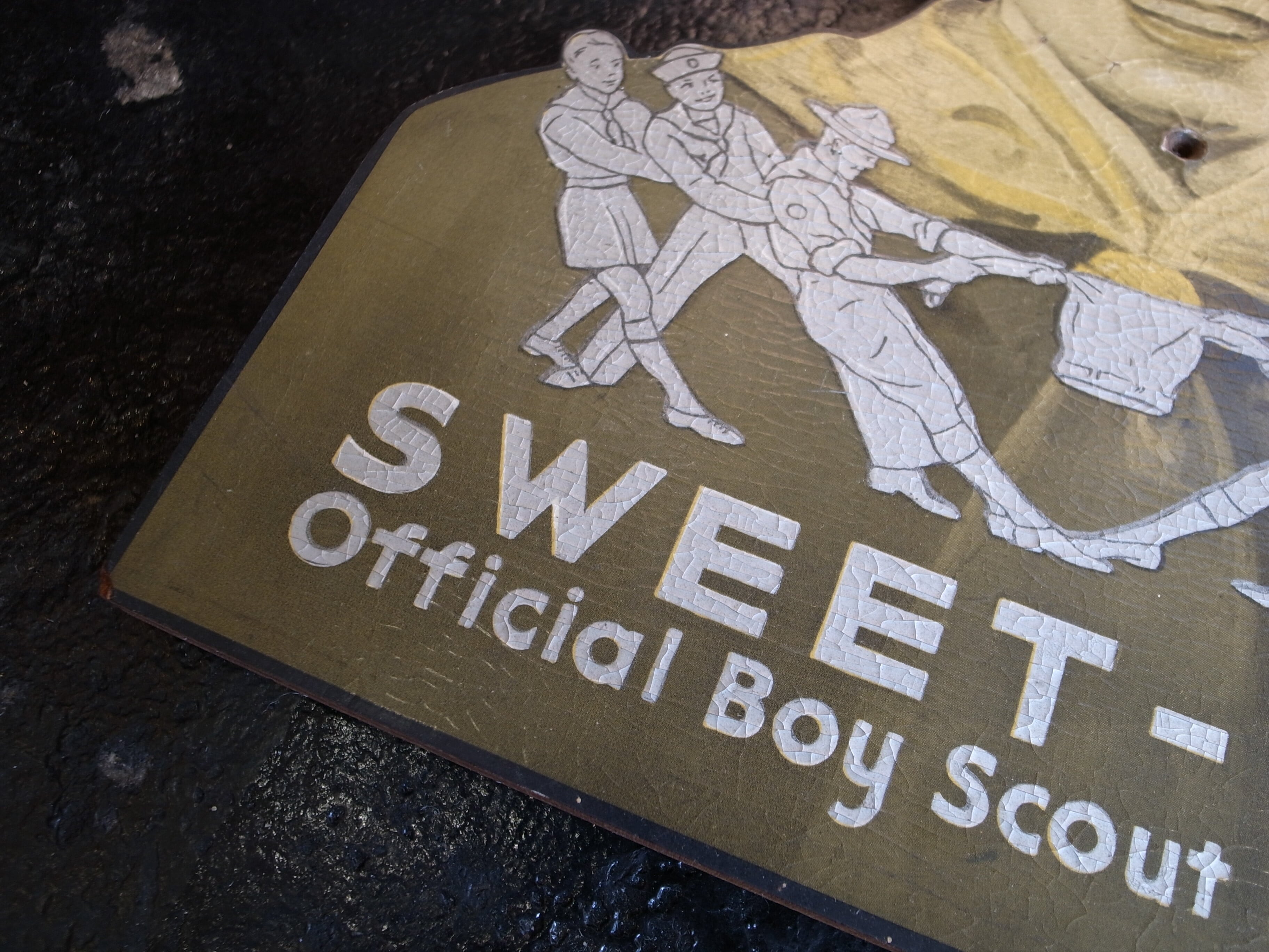 ビンテージ SWEET ORR ボーイスカウト サインボード | Button Works