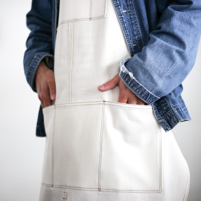 SMITHEE - Work Apron / Off White ( made in Japan )
