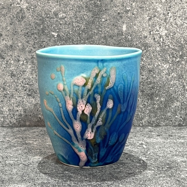 datta, 珊瑚タンブラー　瑠璃紺