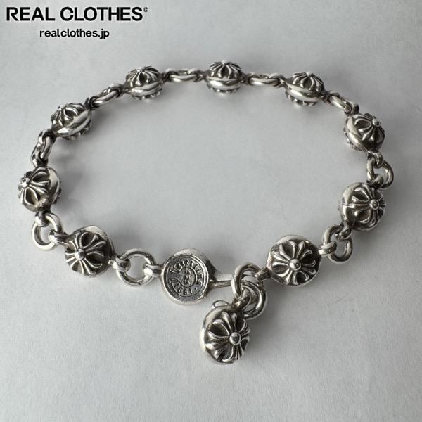 CHROME HEARTS #2 クロスボール ブレスレット　10LINK ブレスレット クロムハーツ クロムハーツ クロスボール」の人気商品