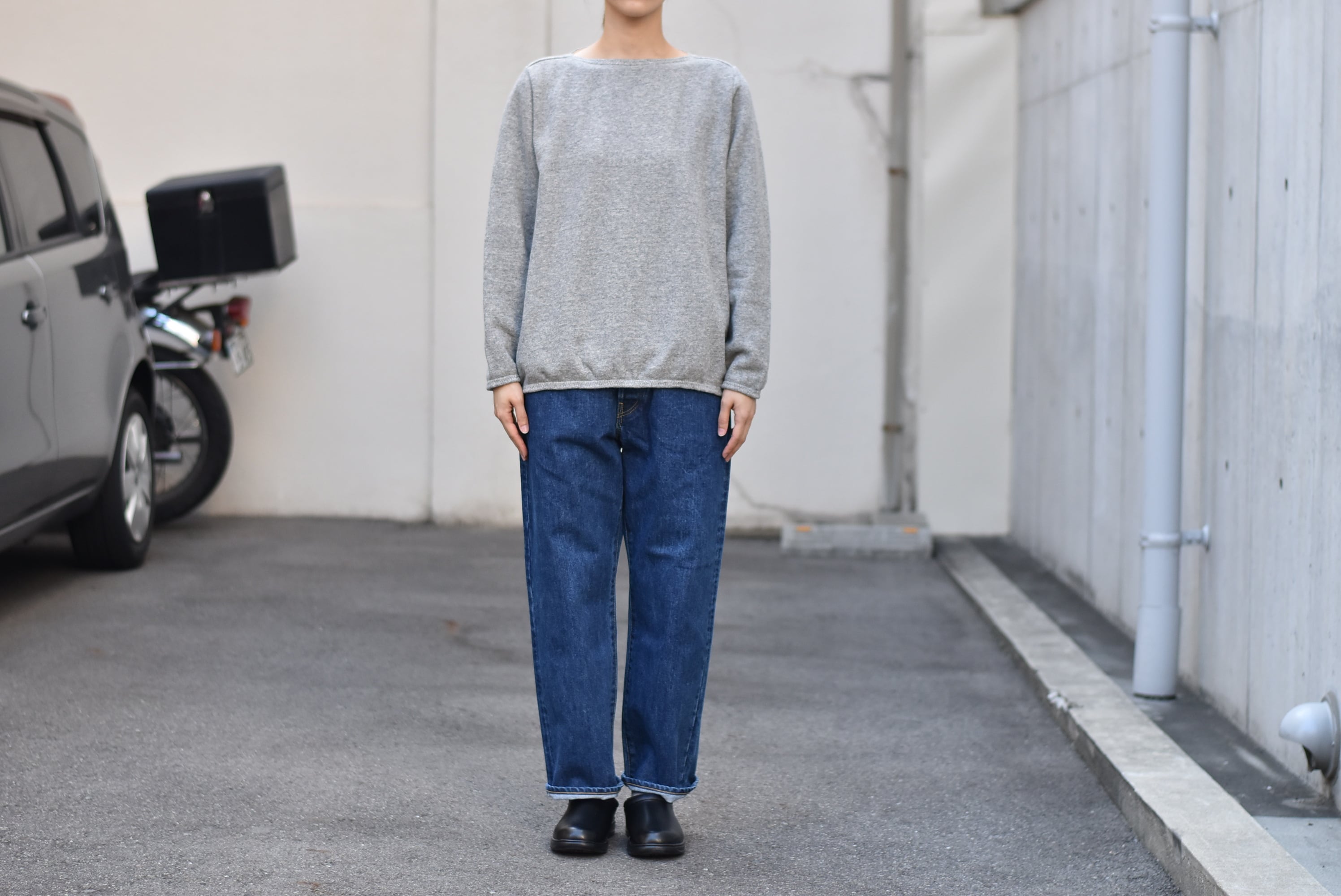 HATSKI】Wide Tapered Denim Used Blue | theater(シアター)