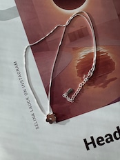 シルバーブロッサムネックレス