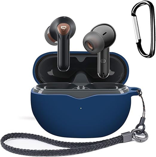 SOUNDPEATS Air4 Pro 用 ケース YAJOJO ワイヤレス イヤーホン 充電