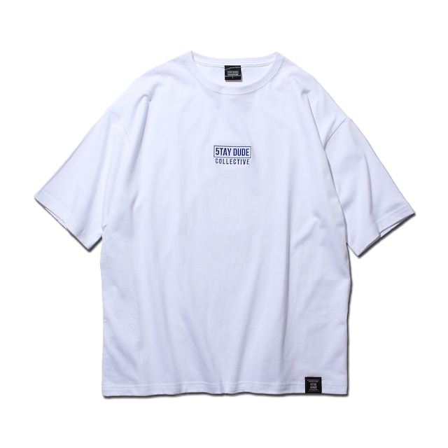 【STAY DUDE COLLECTIVE】5th Anniversary Logo SS Tee (WHITE)