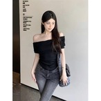 オフショルダー エレガントトップス G104CT0156