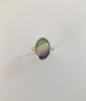 ピクチャーアゲートのシルバーリング