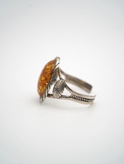 orange stone bangle