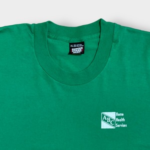 【SCREEN STARS】90s USA製  ワンポイントロゴ バックプリント Tシャツ シングルステッチ XL ビッグサイズ ビンテージ スクリーンスターズ US古着