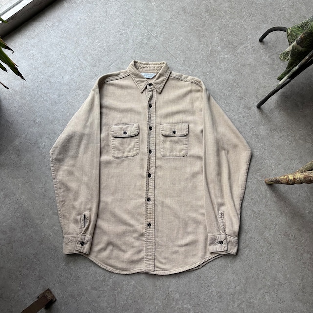 80s Five Brother "micro houndstooth check" flannel shirt【仙台店】