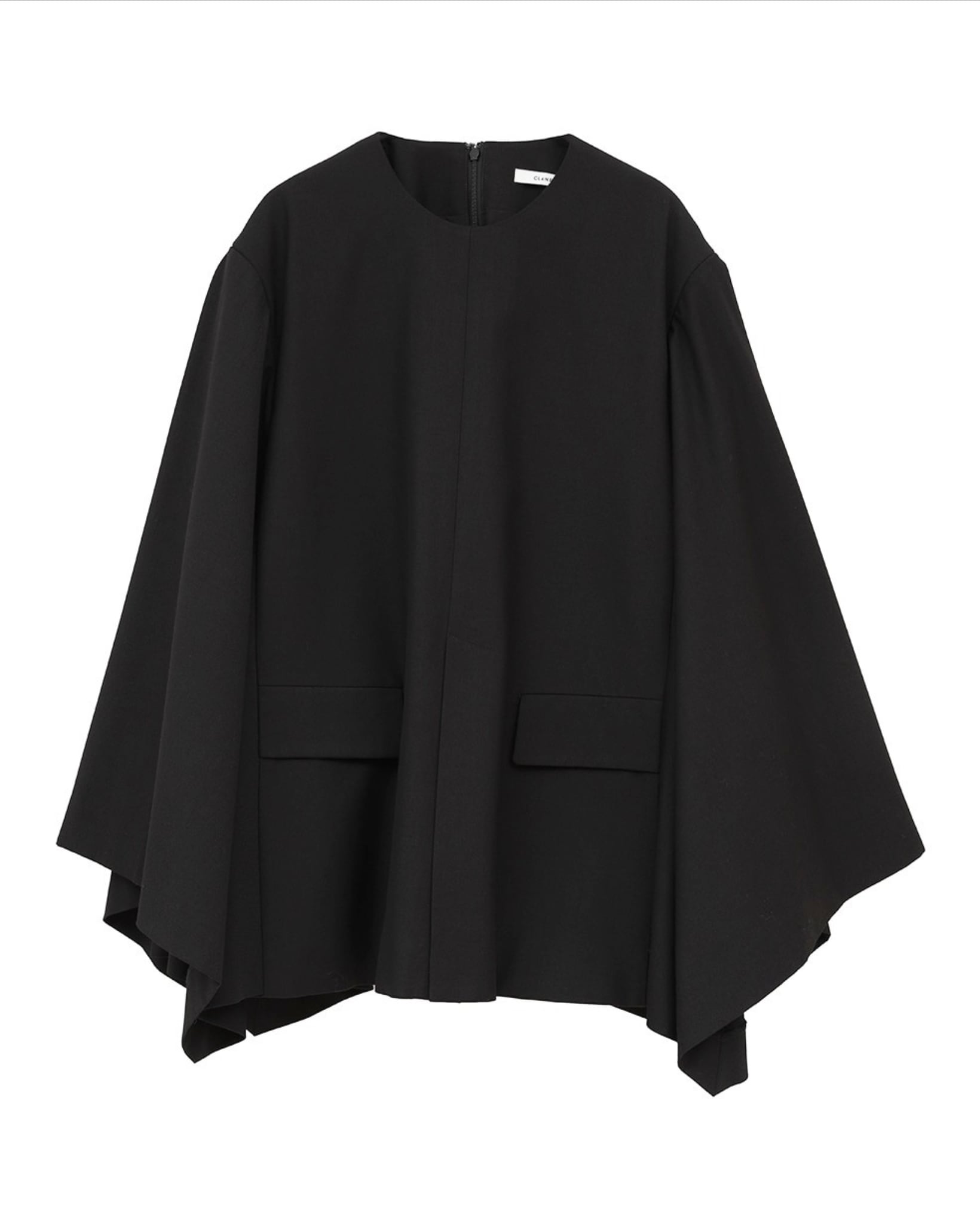 CLANE JACKET DETAIL CAPE TOPS | FLICKA ASHIYA