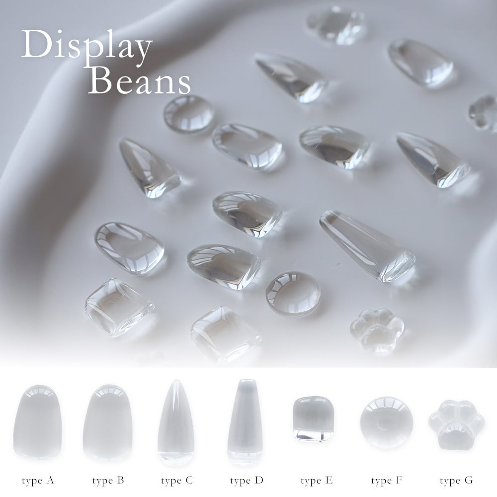 カラーチャート選べる 全7種セット カボション カポション ガラス