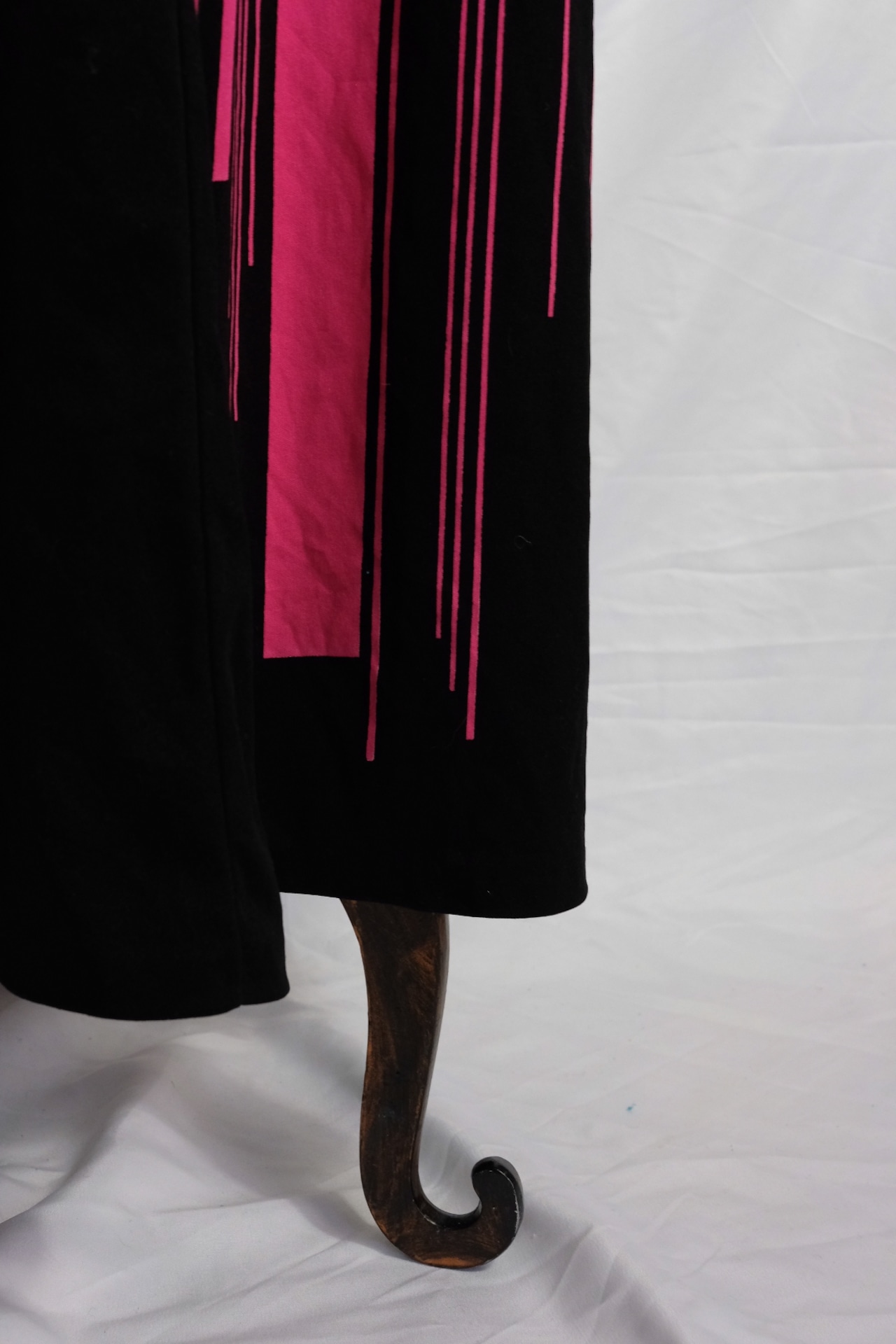 Square neck long dress Made in Italy