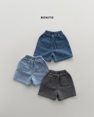 [BONITO] 5-part Denim Pants / [보니토] 5부데님팬츠