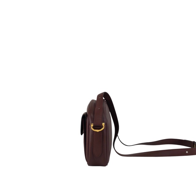 Cartier カルティエ マストライン ショルダーバッグ ボルドー ロゴ レザー vintage ヴィンテージ オールド vfnedy