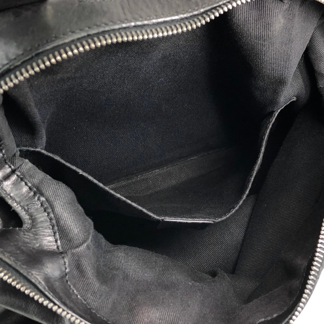CELINE セリーヌ ハンドバッグ ブラック トリオンフ レザー プレートロゴ vintage ヴィンテージ オールド 5y5pjn