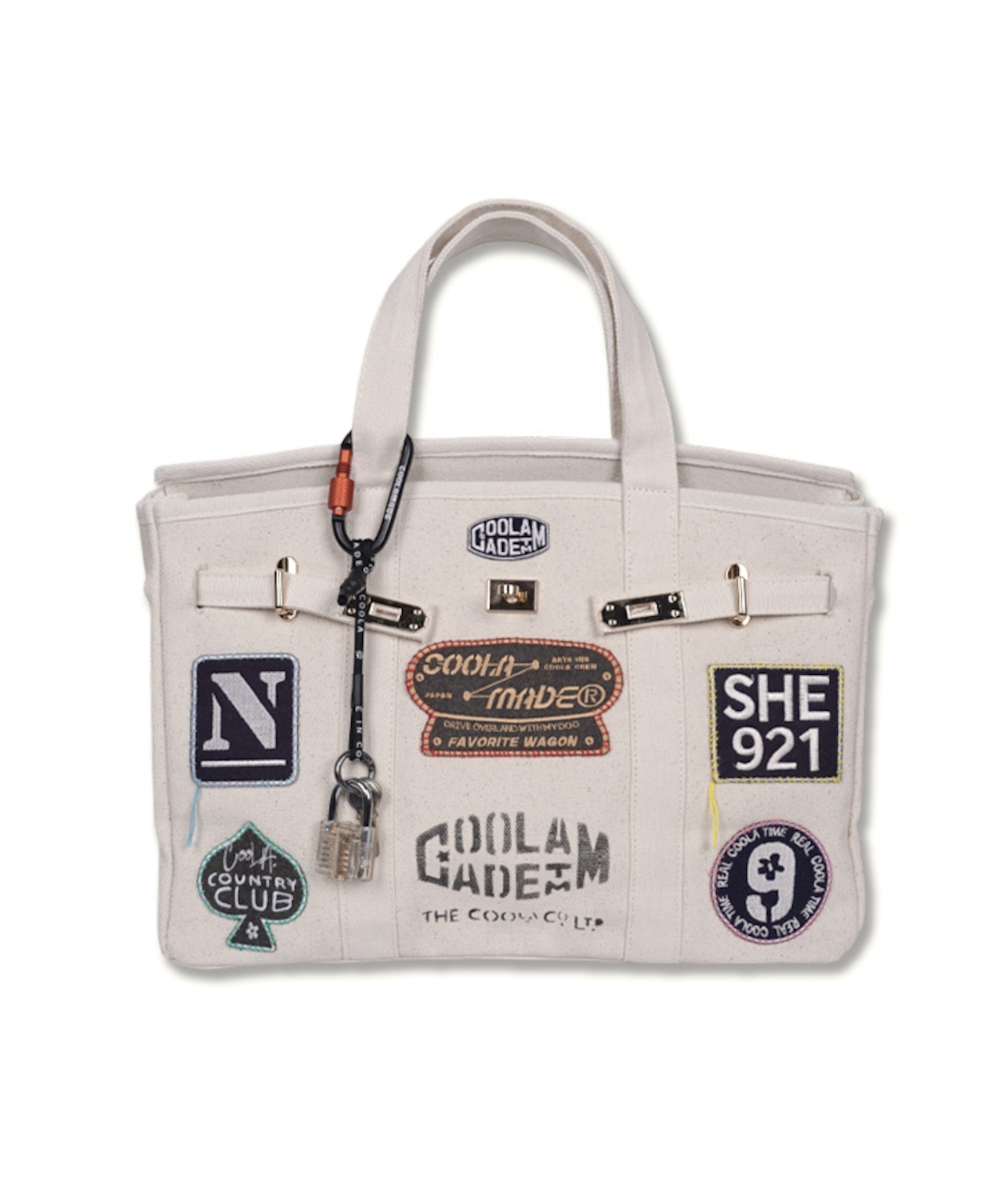 【直営限定ITEM】TYPE-G マルチワッペンターンロックハンドバッグ CQ-48507H
