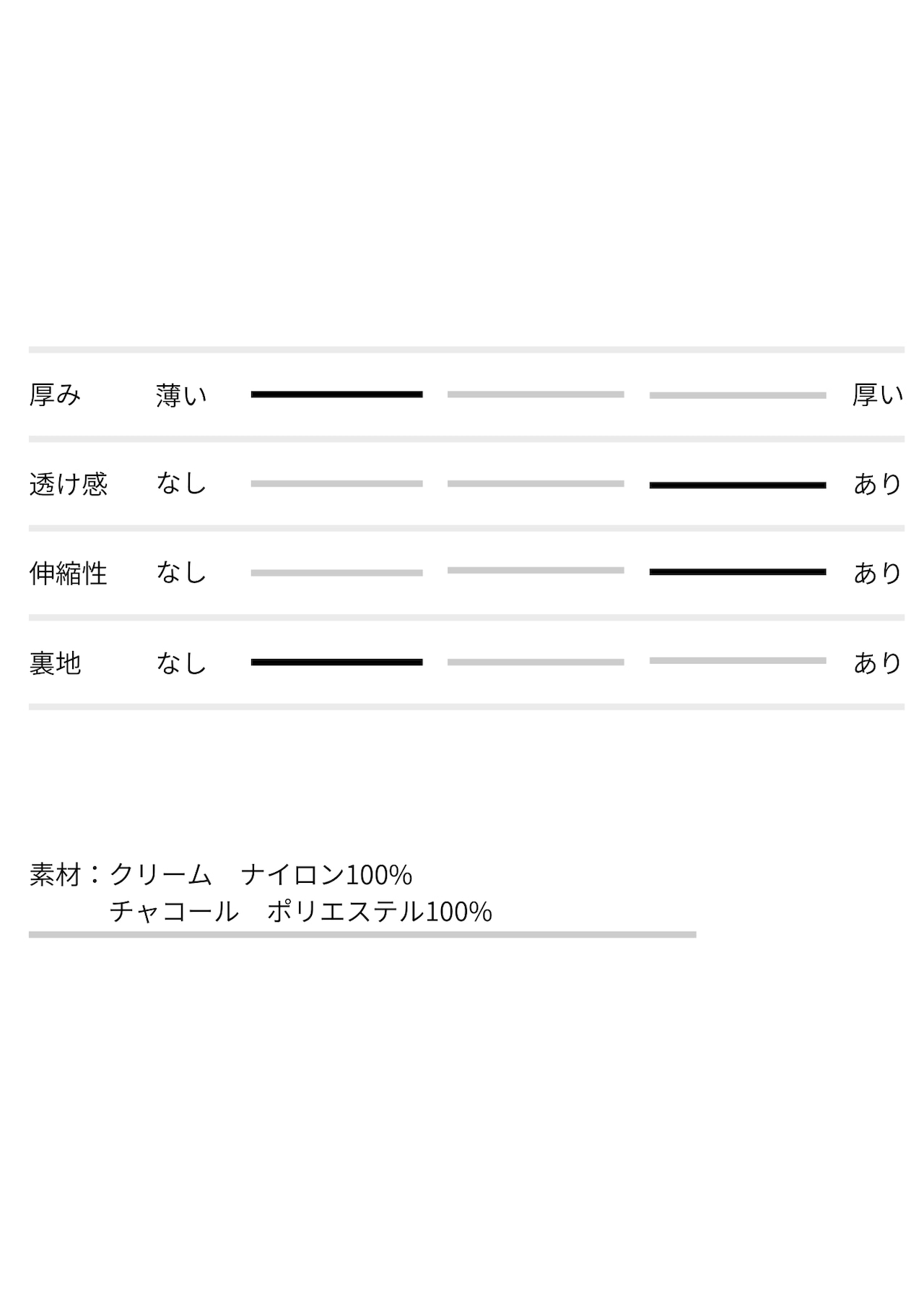 ストレッチメッシュハイネック