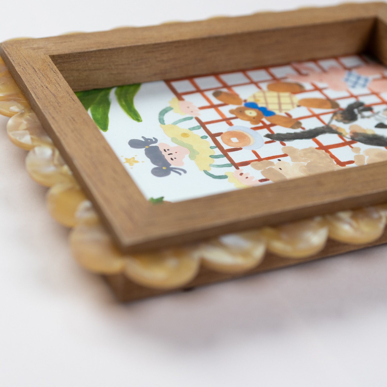 < Riie ／ ワカイリエ > 原画「生き物はねむり、ぬいぐるみは起きる時間」