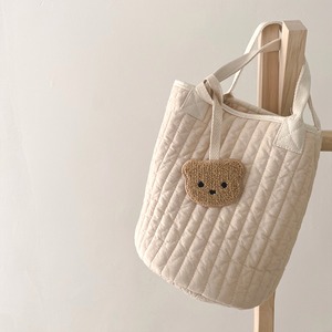 【即納】くまさん刺繍ネームタグ