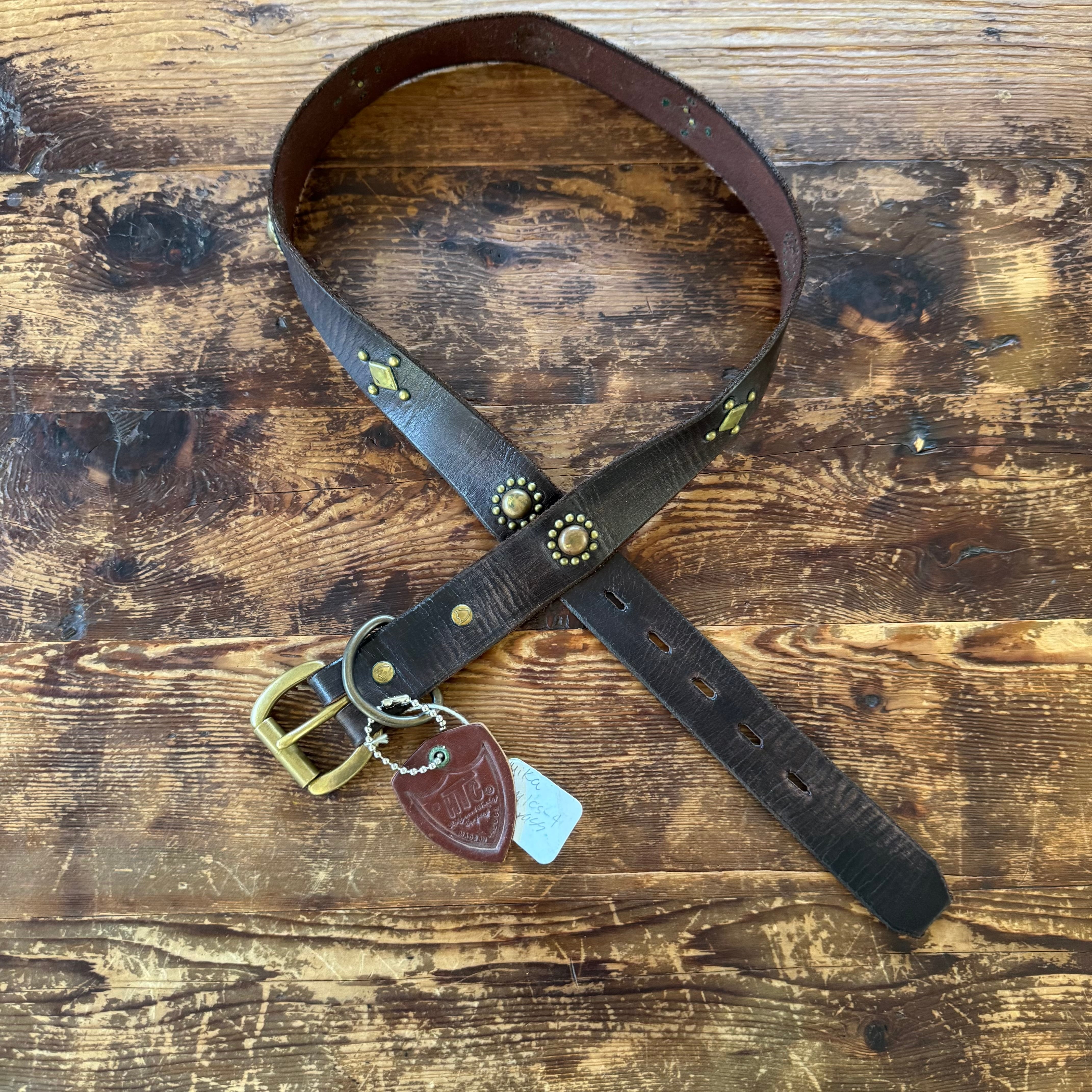 DEADSTOCK HTC "Hollywood Trading Company" Studs Belt/34