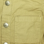 ［SASSAFRAS］フォールリーフドレス キッズ#S-M｜BEIGE