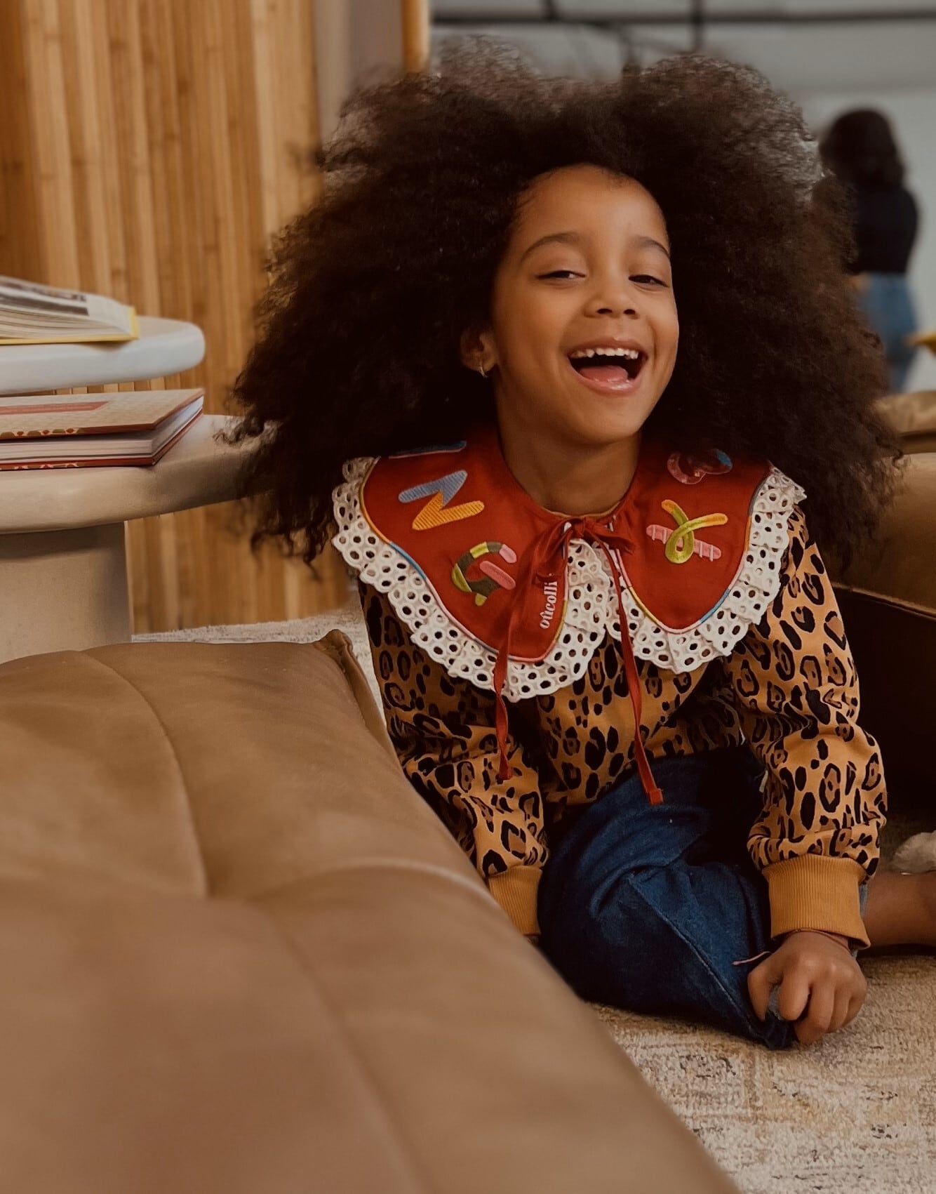 Flo orchid【oûcollie ウコリ】付け襟 ハンドメイド ポーランド