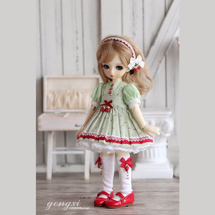 BJD人形用衣装 洋装/ドレス 清新感 元気満々 YOSDサイズ人形用/gongxi | BTGARDEN