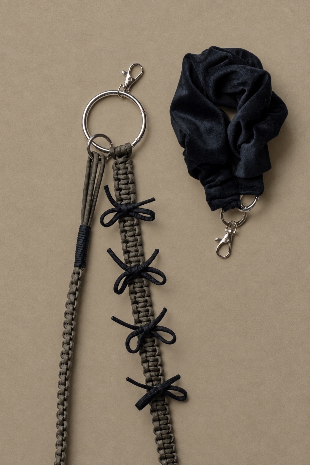 【残り5点】3way velour strap Black