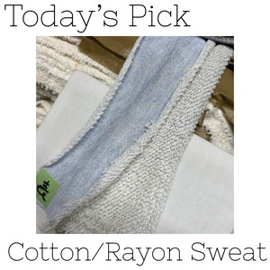 【Today's Pick】Cotton/Rayon Sweat【2024/04/30】