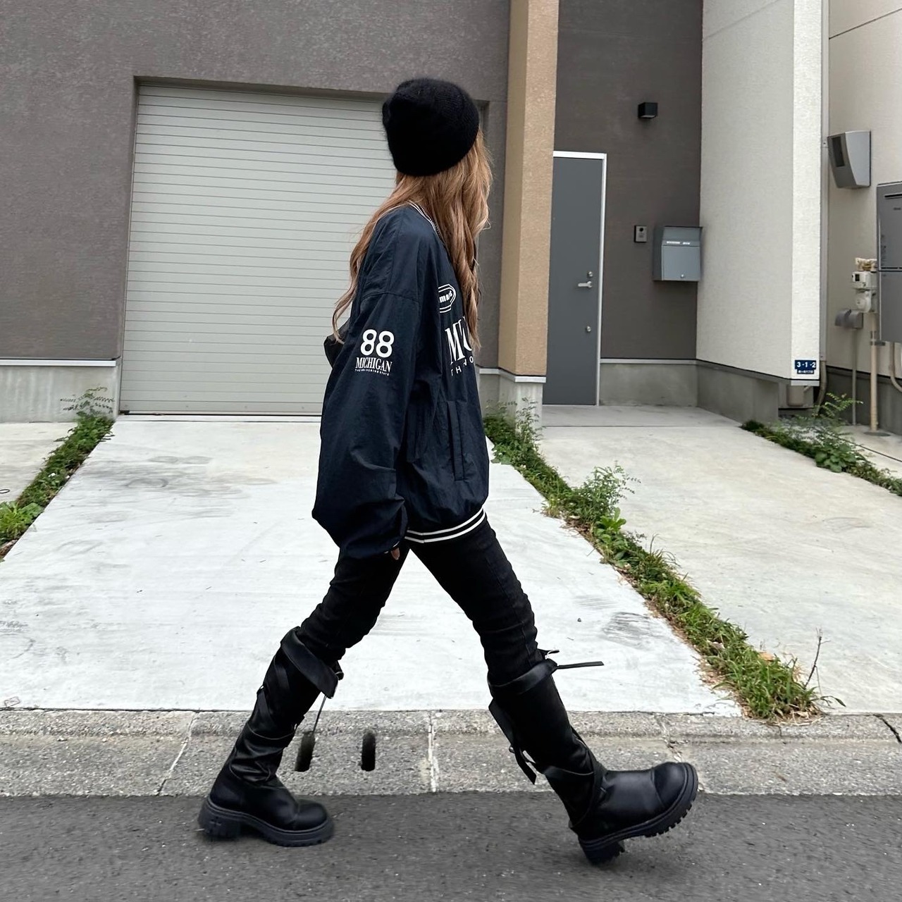 Design ナイロンビッグプルオーバー PO／Navy