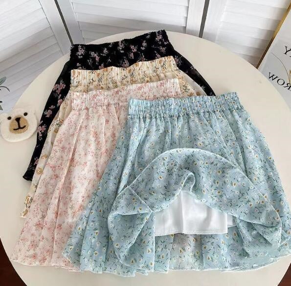 ファッション レディース ボトムス スカート ミニ・スカート 花柄 Aライン