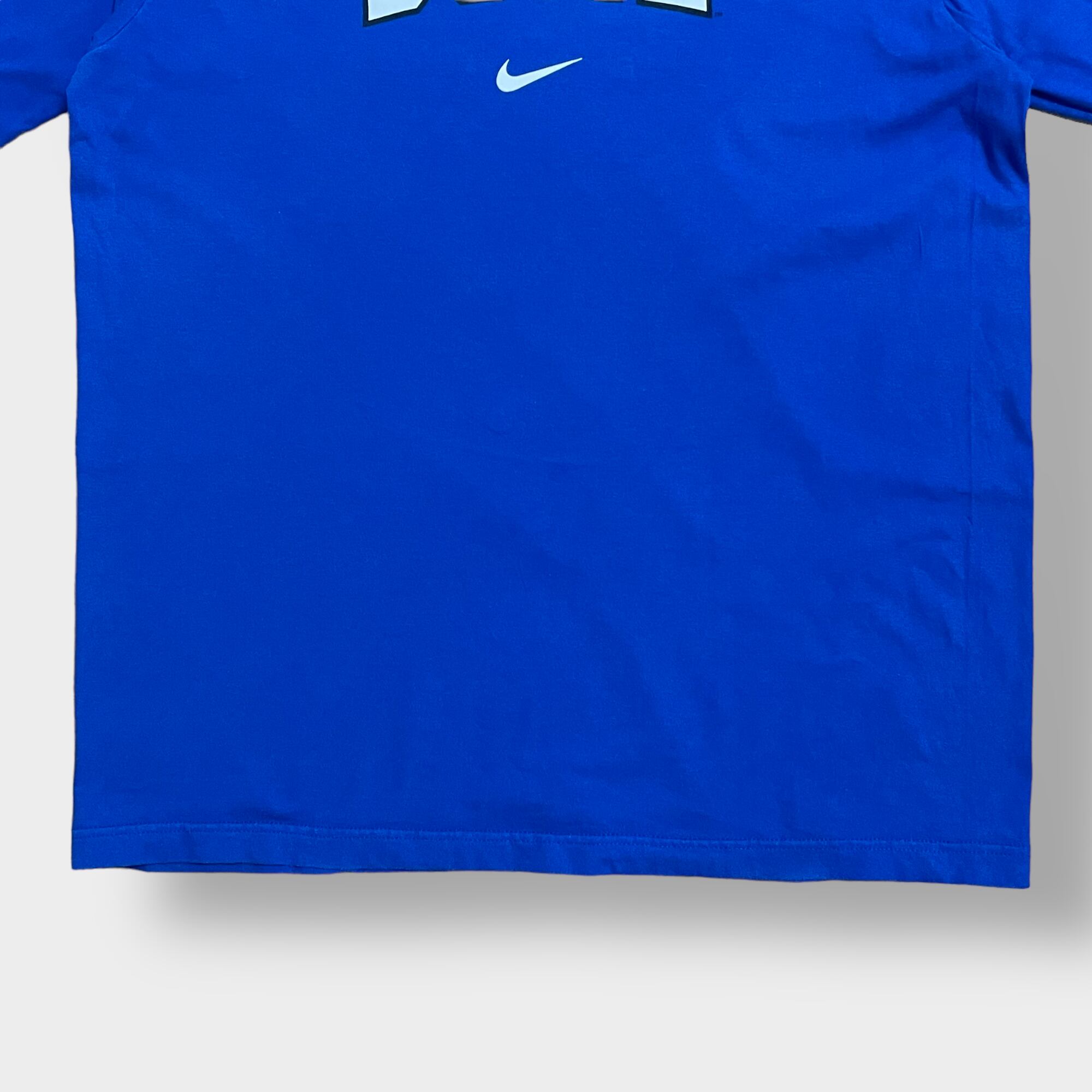 【NIKE】カレッジロゴ DUKE デューク大学 ロンT ロングTシャツ 長袖Tシャツ ロゴ プリント スウッシュ X-LARGE ビッグサイズ  ブルー ナイキ US古着 | 古着屋手ぶらがbest powered by BASE