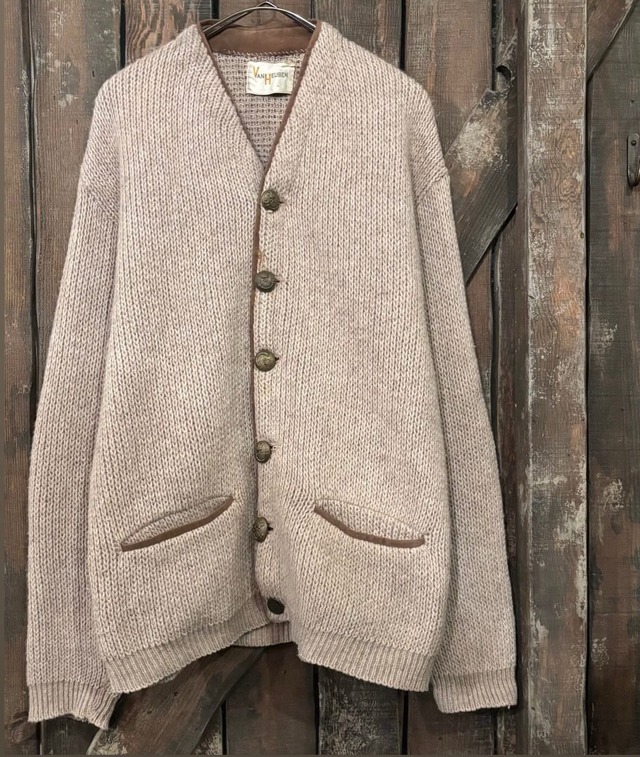 きょー様専用 1960's Van heusen knit cardigan.〜1970's shark collar shir