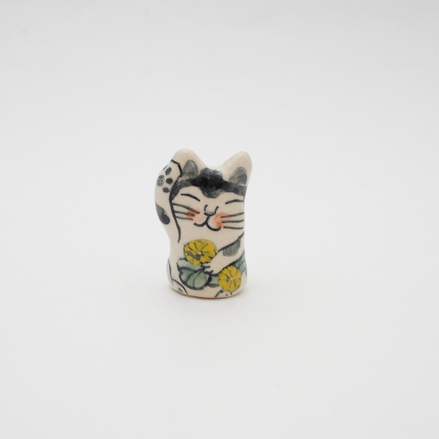【浦本紀子】小さい人形　ねこ　M