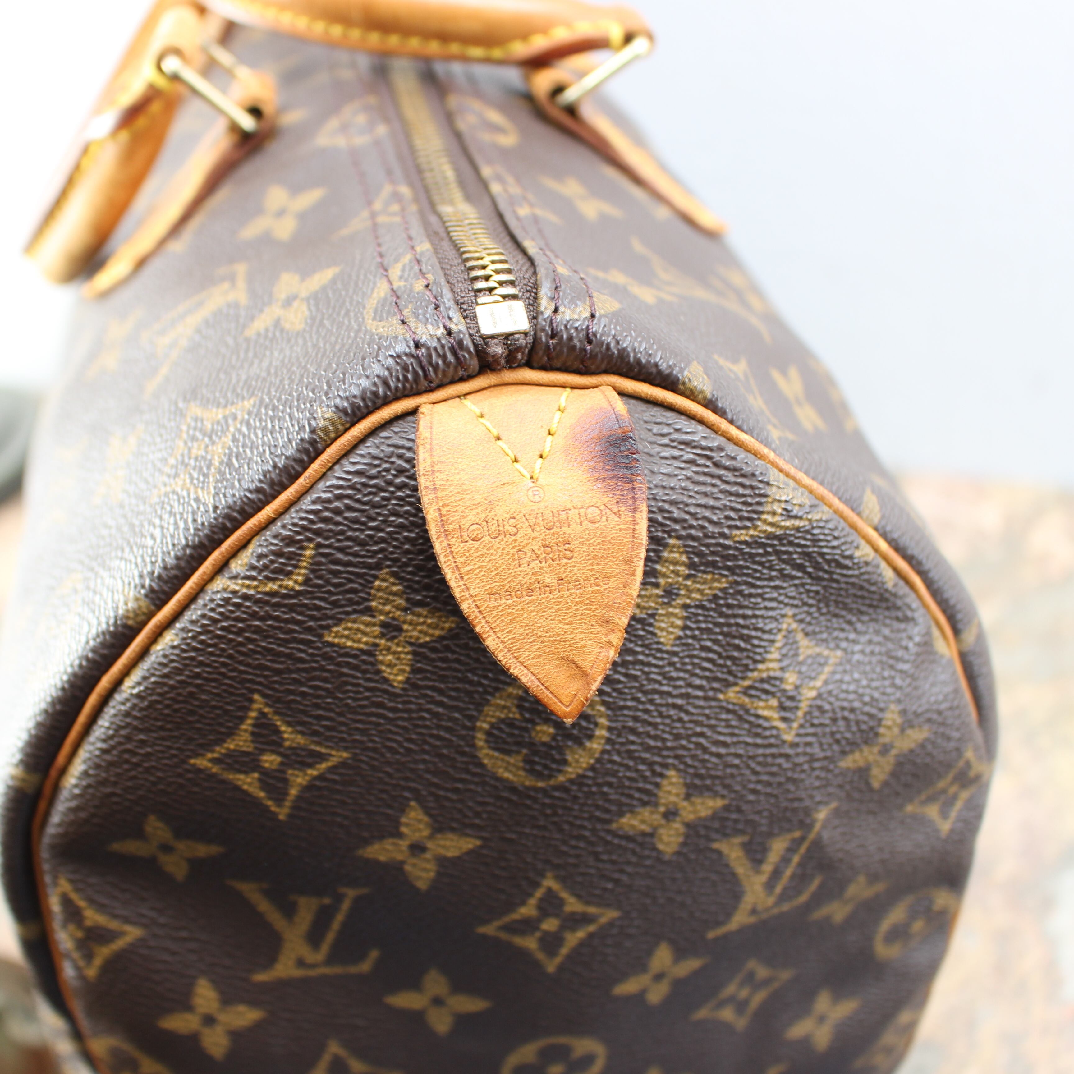 LOUIS VUITTON ルイヴィトンスピーディ35モノグラム柄ボストンバッグ-