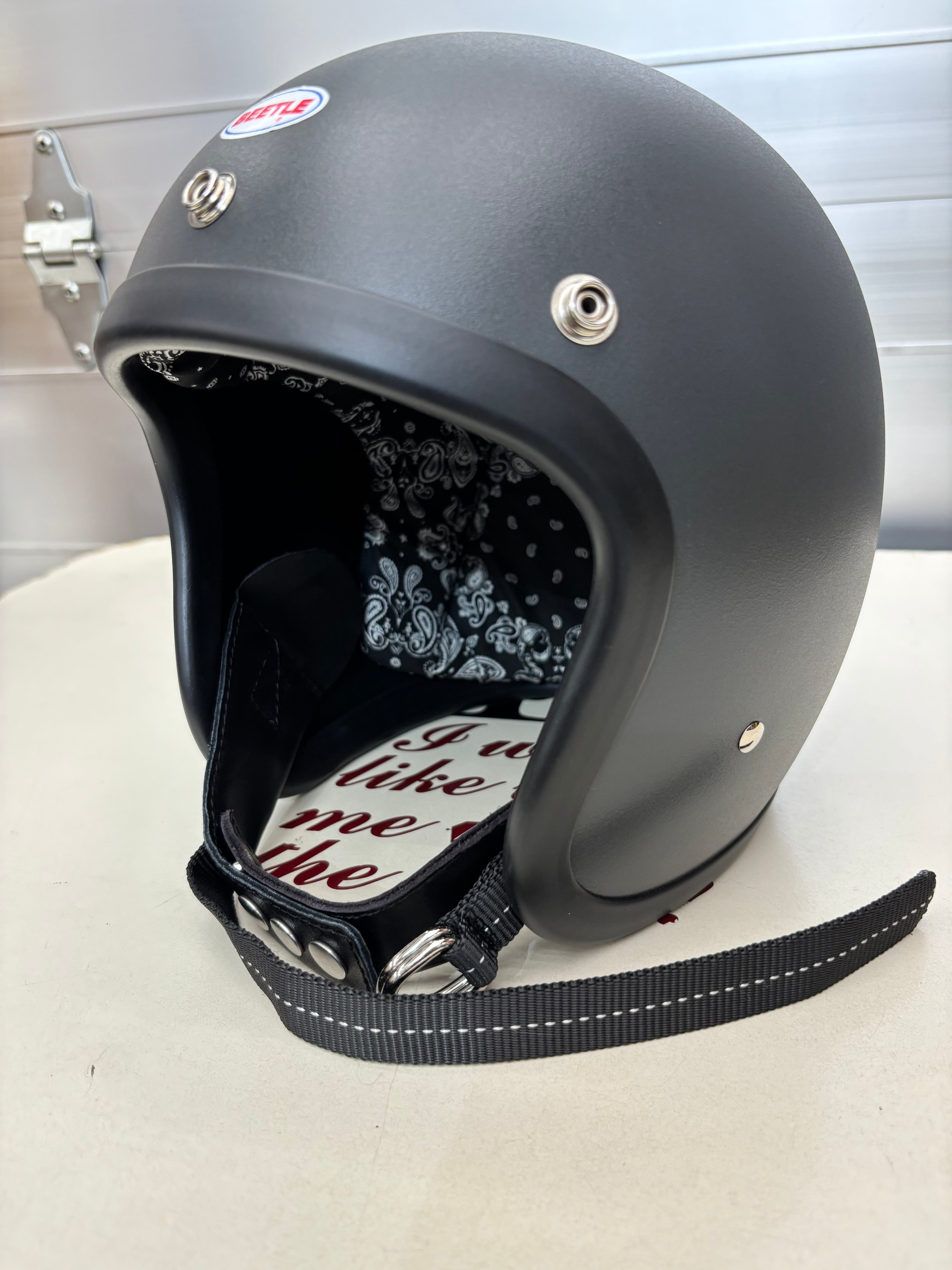 オーシャンビートル OCEAN BEETLE LAC 別注 コラボ ダークグレー ダブルストラップ黒! ペイズリーインナー! 各サイズ有り SALE中! 送料無料!