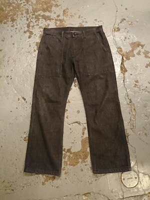 COMMEdesGARCONS HOMME "BLACK DENIM PANTS"