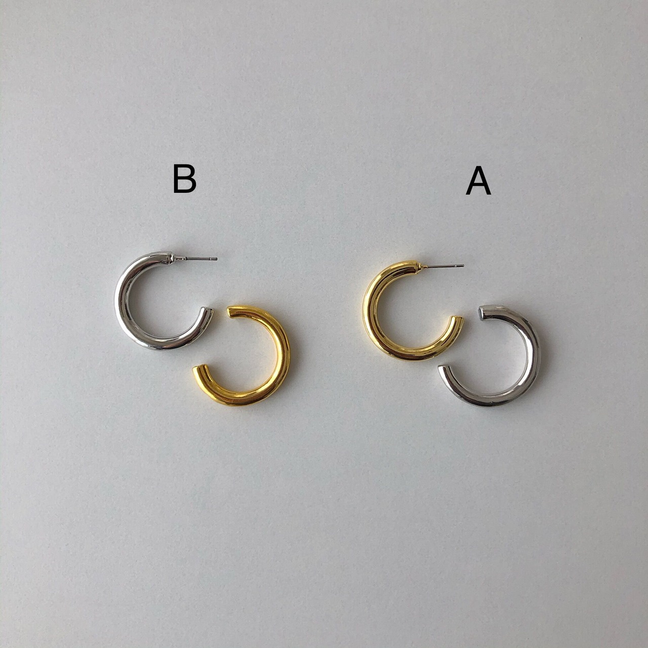 260P　バックフープキャッチピアス