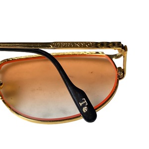 vintage TIFFANY LUNETTES 23k gold plated grasses “T312”