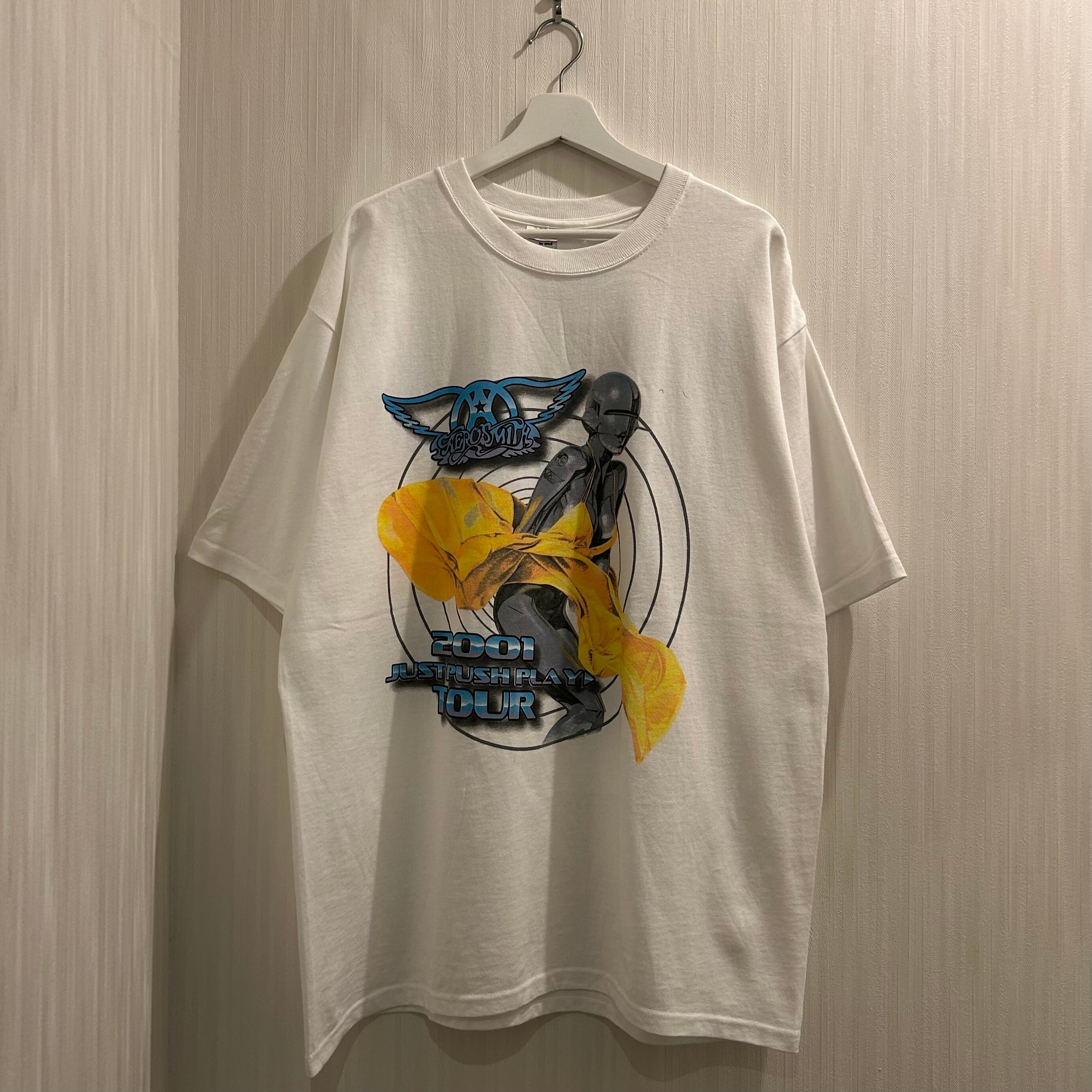 Dead Stock!! 2001s Aero Smith Parking Lot T-shirt