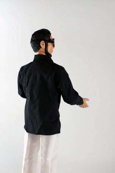 ドール服 1/6 男性用27 ドイツ軍戦車兵 長袖黒シャツ DA130 - 画像5