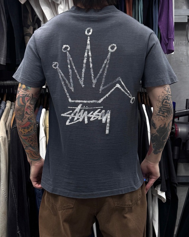 【Special!!】80’s~90’s old stussy Joker Crown Design Tee “黒タグ” “ジョーカークラウン” 【高円寺本店】