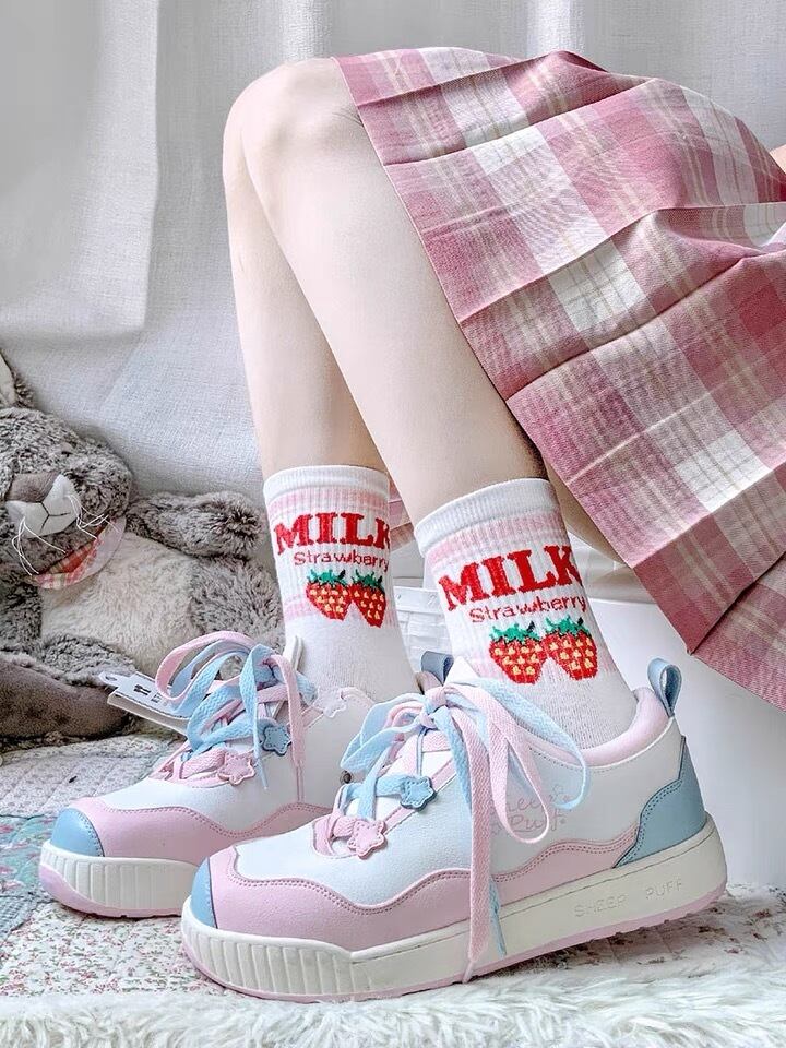 お取り寄せ】ゆめかわ milk ソックス 2種 | LOUIS LOVER