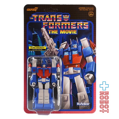リ・アクション 超ロボット生命体トランスフォーマー ウェーブ6 ウルトラマグナス G1 4インチ アクションフィギュア (スーパー7) 未開封